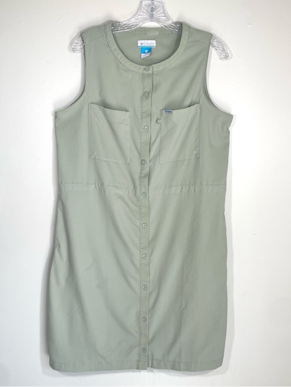 Columbia PFG Sage Green Utility Dress Outdoor Fishing Travel Gorpcore